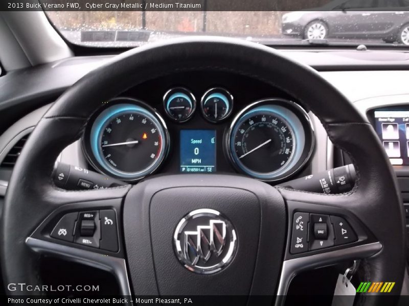 Cyber Gray Metallic / Medium Titanium 2013 Buick Verano FWD