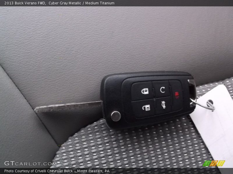 Cyber Gray Metallic / Medium Titanium 2013 Buick Verano FWD