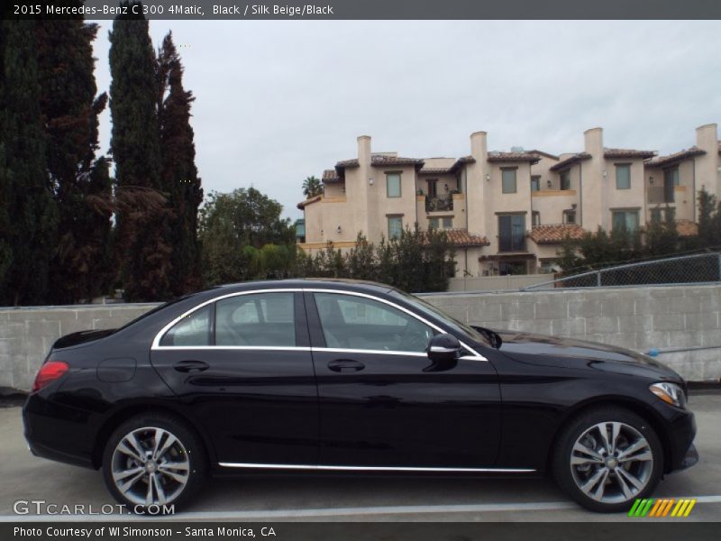Black / Silk Beige/Black 2015 Mercedes-Benz C 300 4Matic