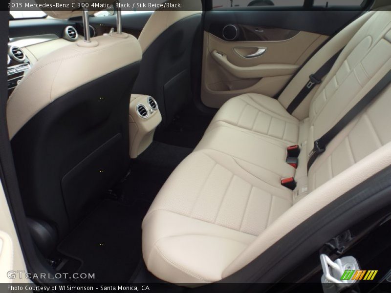 Black / Silk Beige/Black 2015 Mercedes-Benz C 300 4Matic