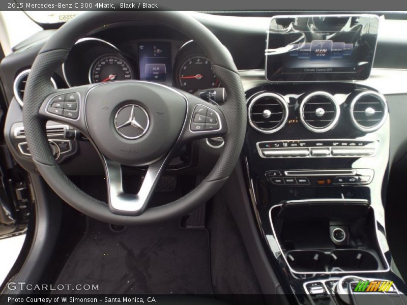 Black / Black 2015 Mercedes-Benz C 300 4Matic