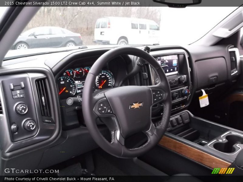 Dashboard of 2015 Silverado 1500 LTZ Crew Cab 4x4