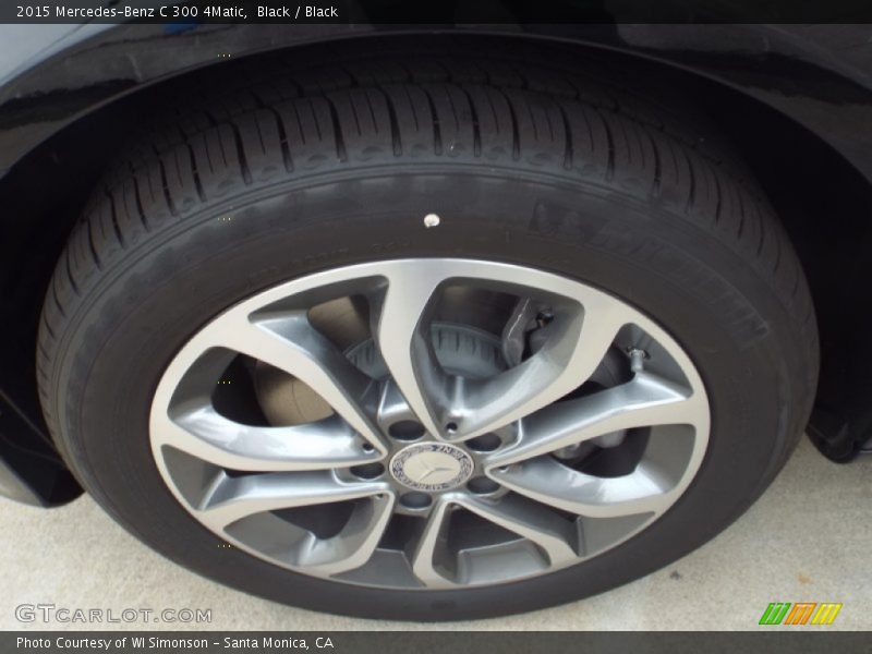 Black / Black 2015 Mercedes-Benz C 300 4Matic
