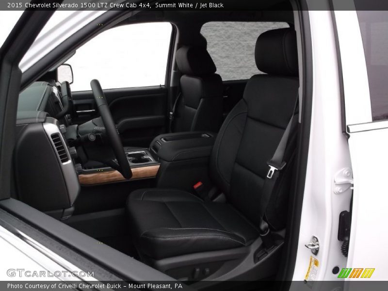 Summit White / Jet Black 2015 Chevrolet Silverado 1500 LTZ Crew Cab 4x4