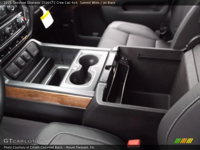 Summit White / Jet Black 2015 Chevrolet Silverado 1500 LTZ Crew Cab 4x4