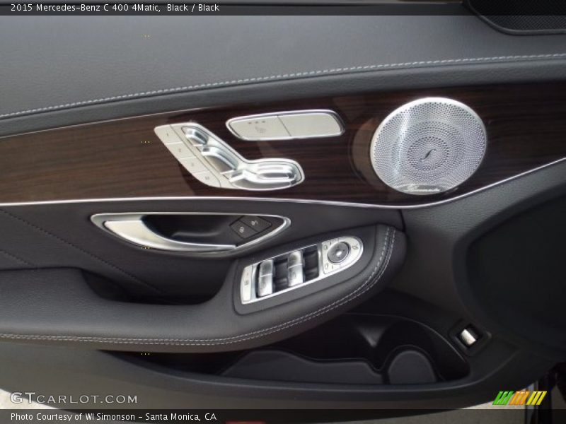Black / Black 2015 Mercedes-Benz C 400 4Matic