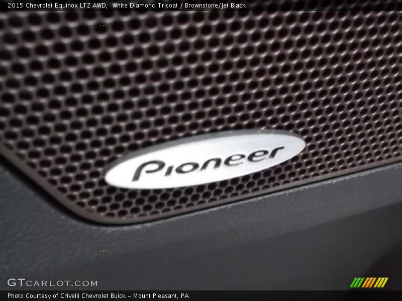 White Diamond Tricoat / Brownstone/Jet Black 2015 Chevrolet Equinox LTZ AWD