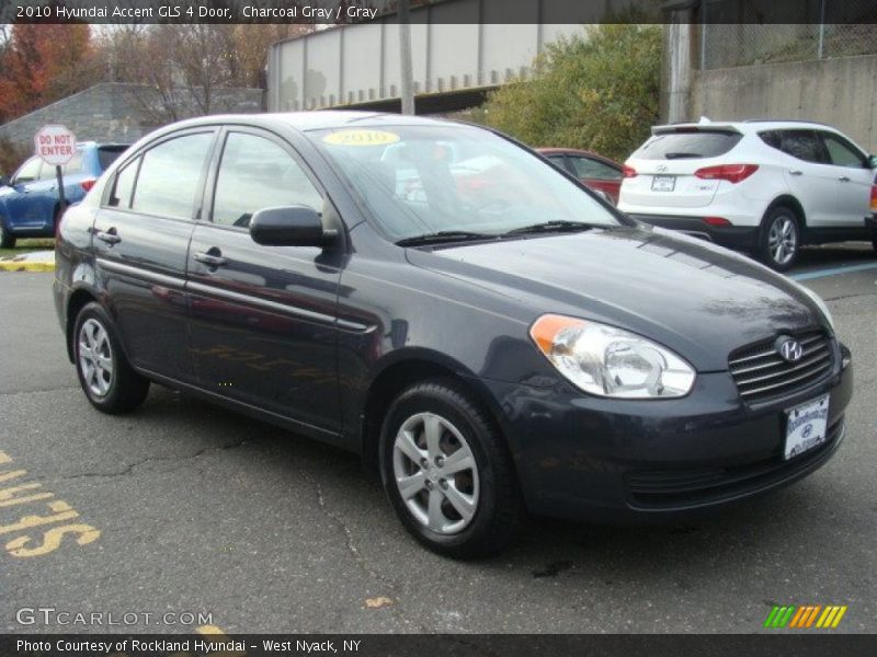 Charcoal Gray / Gray 2010 Hyundai Accent GLS 4 Door