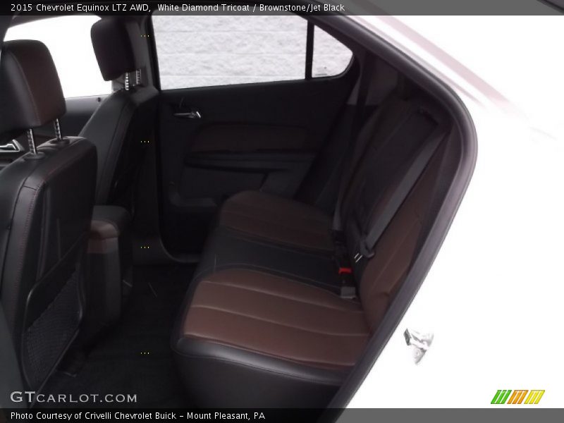 White Diamond Tricoat / Brownstone/Jet Black 2015 Chevrolet Equinox LTZ AWD