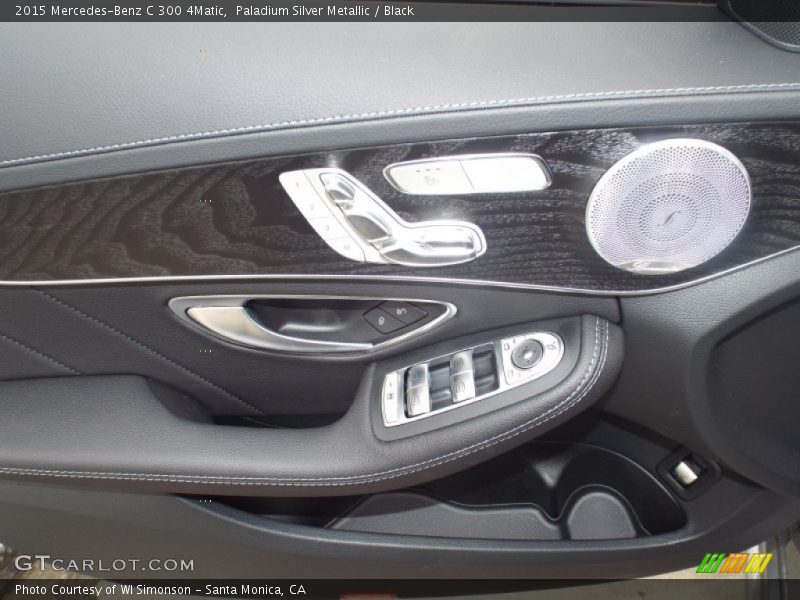 Paladium Silver Metallic / Black 2015 Mercedes-Benz C 300 4Matic