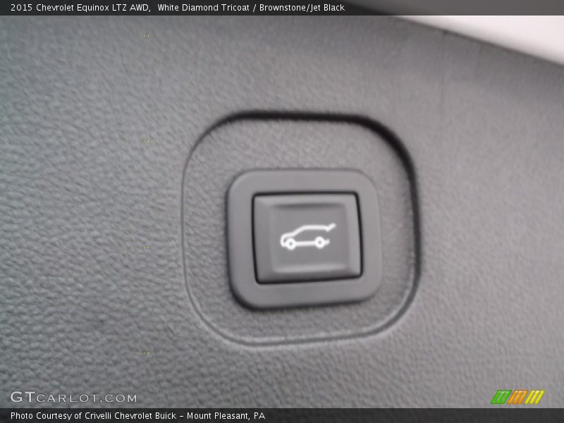White Diamond Tricoat / Brownstone/Jet Black 2015 Chevrolet Equinox LTZ AWD