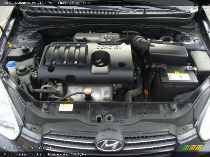Charcoal Gray / Gray 2010 Hyundai Accent GLS 4 Door