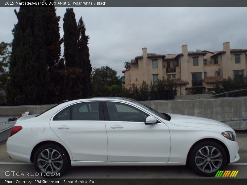 Polar White / Black 2015 Mercedes-Benz C 300 4Matic