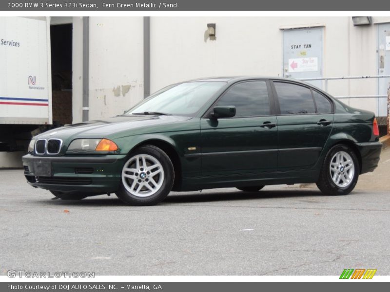 Fern Green Metallic / Sand 2000 BMW 3 Series 323i Sedan