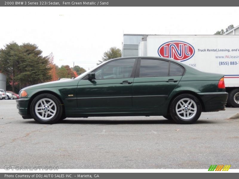 Fern Green Metallic / Sand 2000 BMW 3 Series 323i Sedan