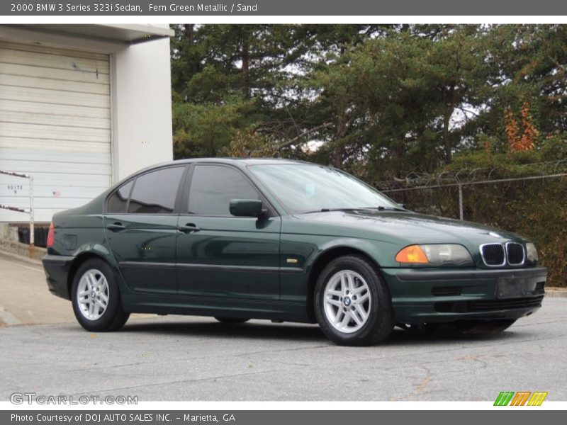 Front 3/4 View of 2000 3 Series 323i Sedan