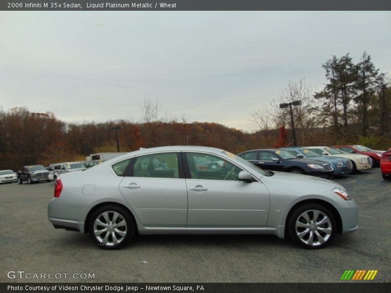 Liquid Platinum Metallic / Wheat 2006 Infiniti M 35x Sedan