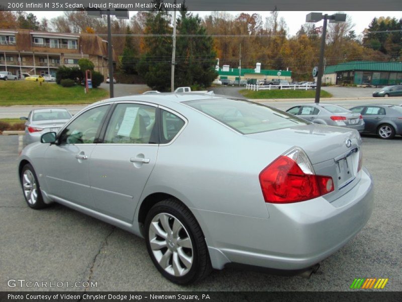 Liquid Platinum Metallic / Wheat 2006 Infiniti M 35x Sedan