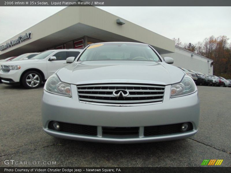 Liquid Platinum Metallic / Wheat 2006 Infiniti M 35x Sedan