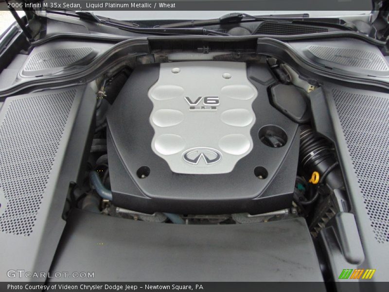 Liquid Platinum Metallic / Wheat 2006 Infiniti M 35x Sedan