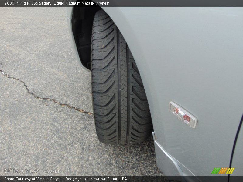 Liquid Platinum Metallic / Wheat 2006 Infiniti M 35x Sedan