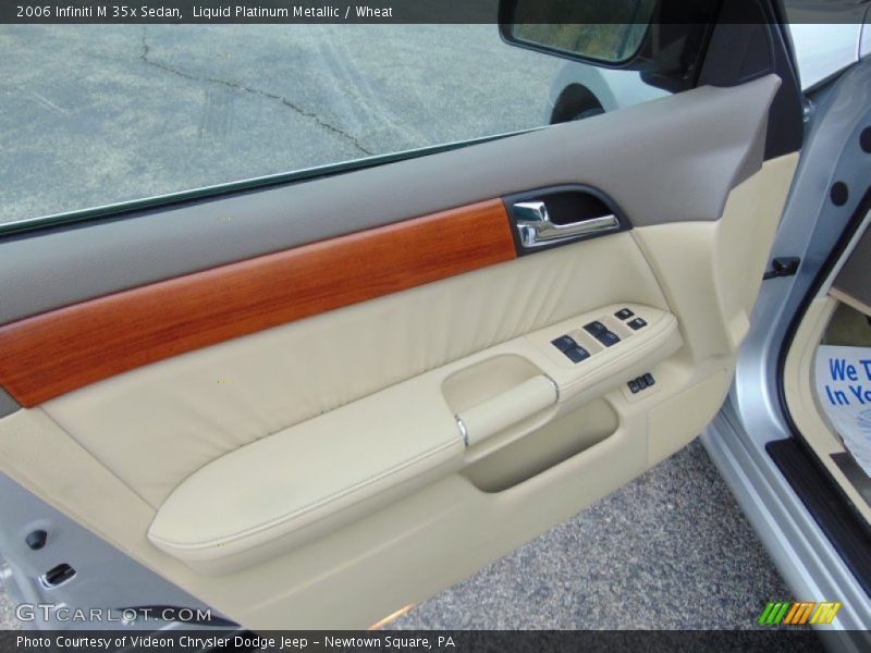 Liquid Platinum Metallic / Wheat 2006 Infiniti M 35x Sedan