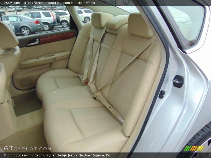 Liquid Platinum Metallic / Wheat 2006 Infiniti M 35x Sedan