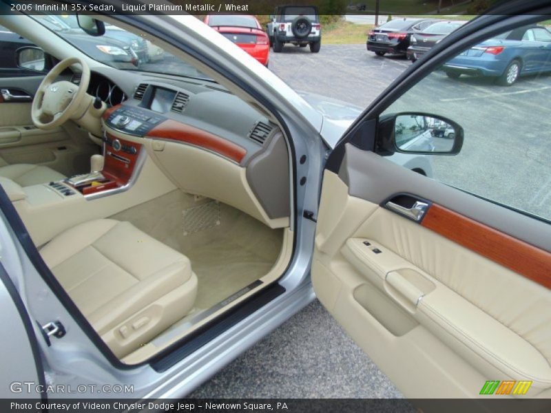 Liquid Platinum Metallic / Wheat 2006 Infiniti M 35x Sedan