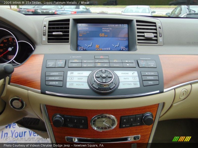 Liquid Platinum Metallic / Wheat 2006 Infiniti M 35x Sedan