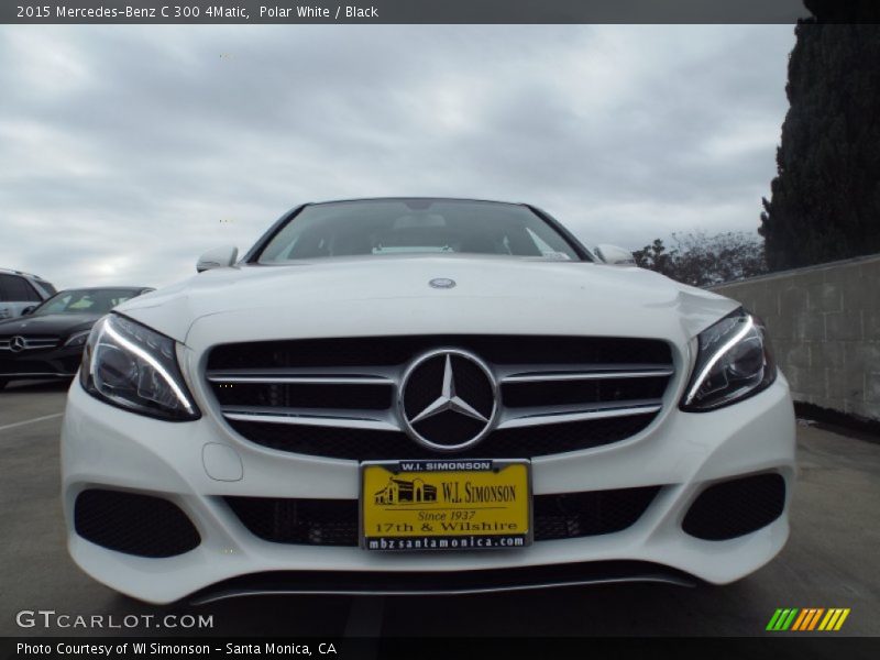 Polar White / Black 2015 Mercedes-Benz C 300 4Matic