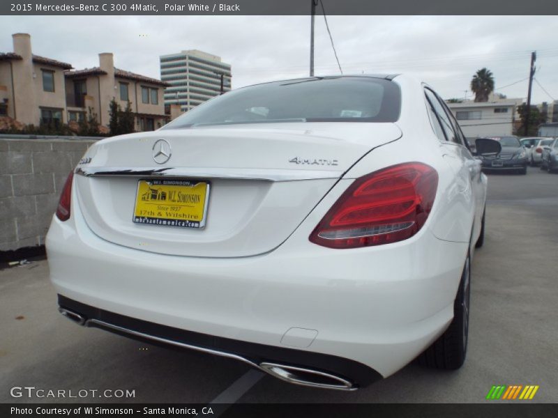 Polar White / Black 2015 Mercedes-Benz C 300 4Matic