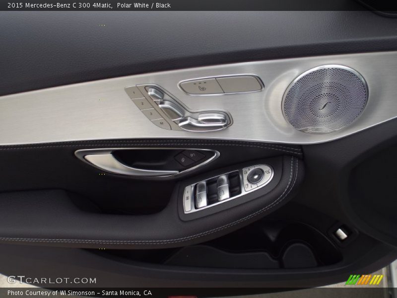 Polar White / Black 2015 Mercedes-Benz C 300 4Matic