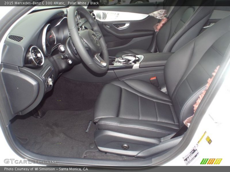 Polar White / Black 2015 Mercedes-Benz C 300 4Matic