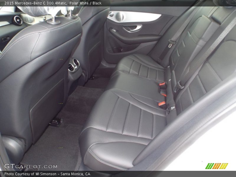Polar White / Black 2015 Mercedes-Benz C 300 4Matic