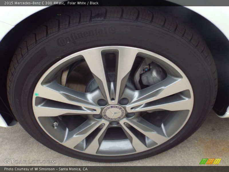 Polar White / Black 2015 Mercedes-Benz C 300 4Matic