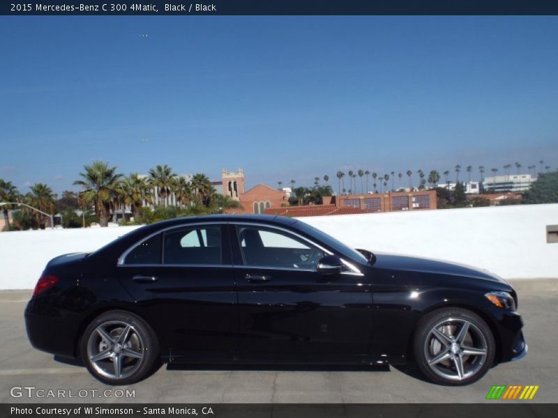 Black / Black 2015 Mercedes-Benz C 300 4Matic