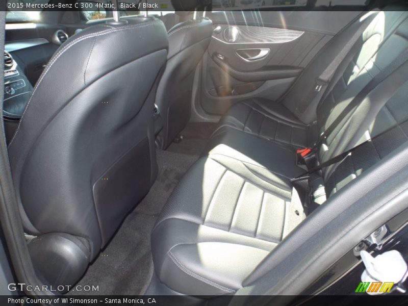 Black / Black 2015 Mercedes-Benz C 300 4Matic