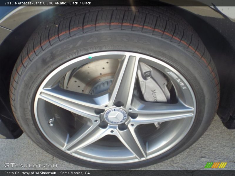 Black / Black 2015 Mercedes-Benz C 300 4Matic