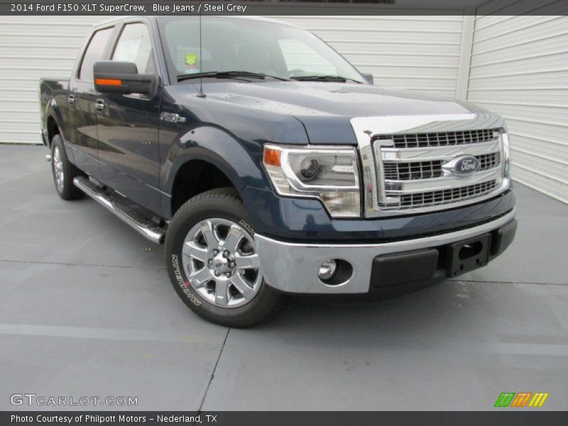 Blue Jeans / Steel Grey 2014 Ford F150 XLT SuperCrew