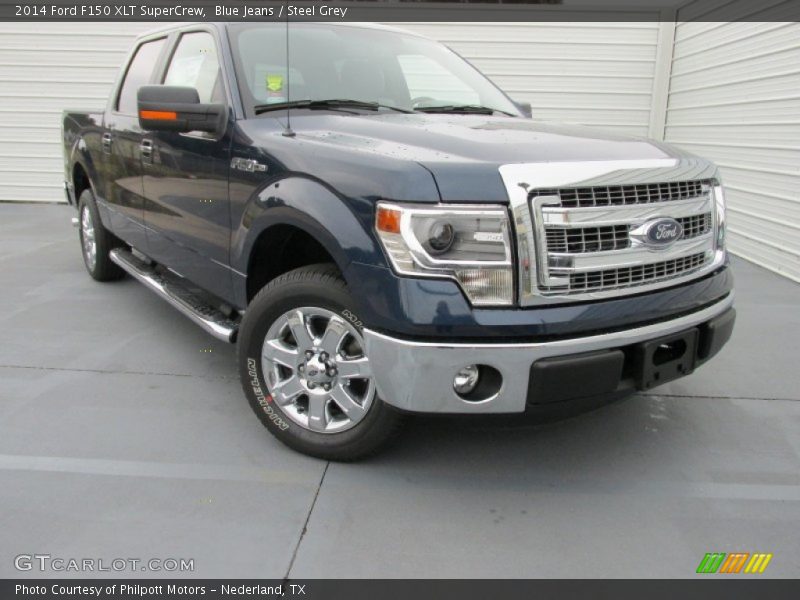Blue Jeans / Steel Grey 2014 Ford F150 XLT SuperCrew