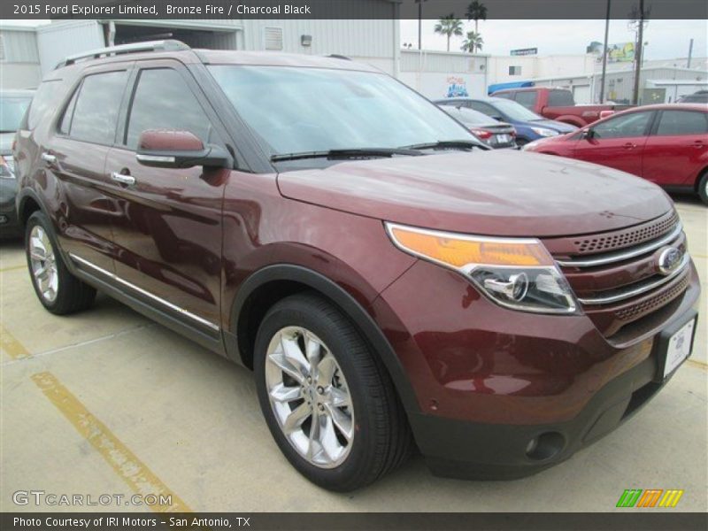 Bronze Fire / Charcoal Black 2015 Ford Explorer Limited