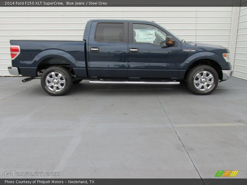 Blue Jeans / Steel Grey 2014 Ford F150 XLT SuperCrew