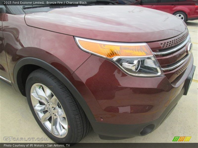 Bronze Fire / Charcoal Black 2015 Ford Explorer Limited