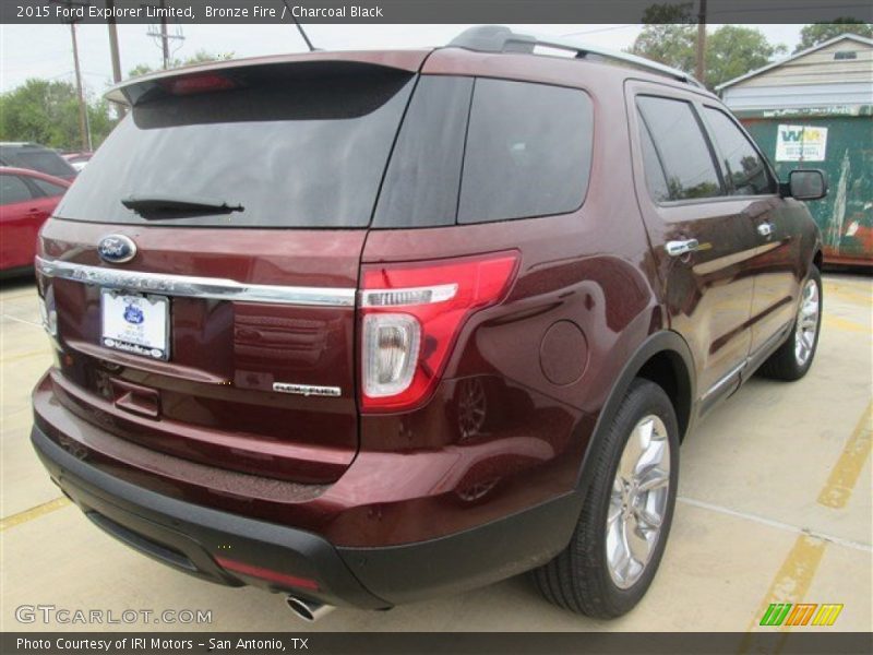 Bronze Fire / Charcoal Black 2015 Ford Explorer Limited