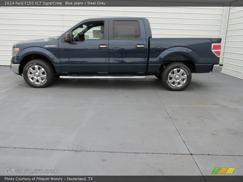 Blue Jeans / Steel Grey 2014 Ford F150 XLT SuperCrew