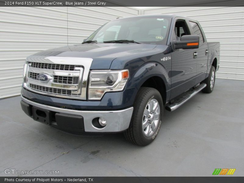 Blue Jeans / Steel Grey 2014 Ford F150 XLT SuperCrew