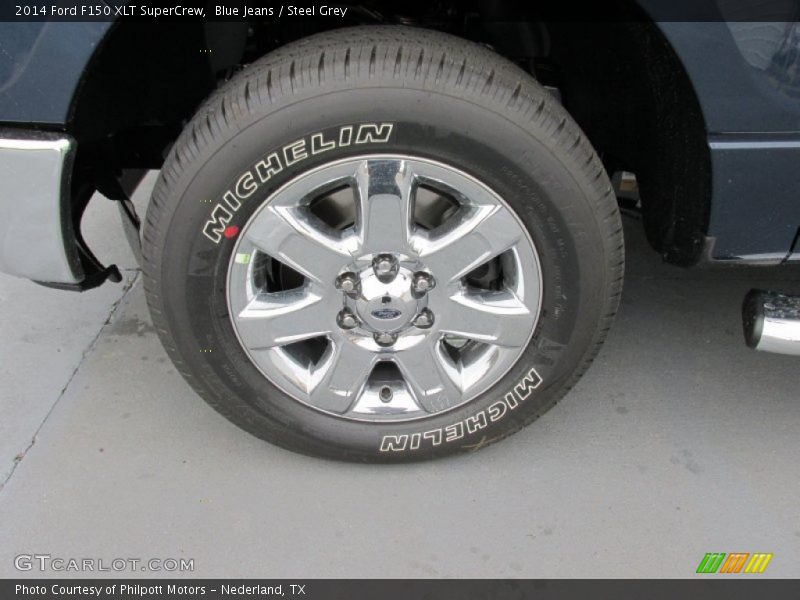 Blue Jeans / Steel Grey 2014 Ford F150 XLT SuperCrew