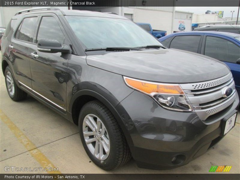 Magnetic / Charcoal Black 2015 Ford Explorer XLT