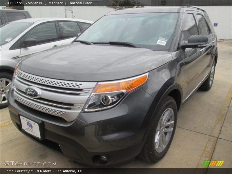 Magnetic / Charcoal Black 2015 Ford Explorer XLT