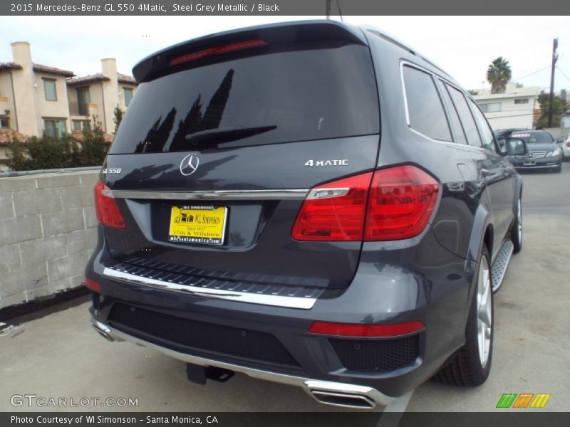 Steel Grey Metallic / Black 2015 Mercedes-Benz GL 550 4Matic